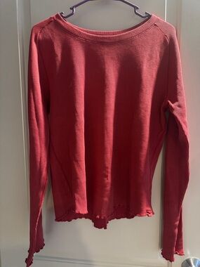 We The Free Long Sleeve Waffle-Knit Top